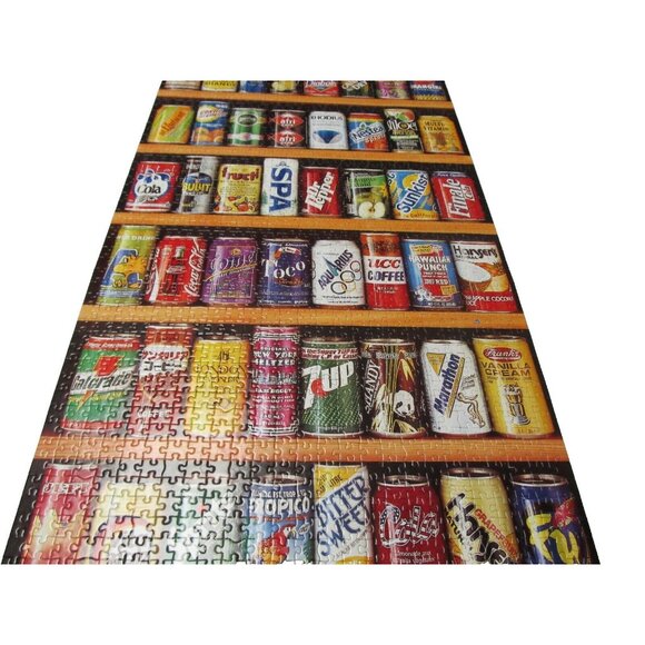 Educa Soft Cans 2000 Piece Jigsaw Puzzle (19 x 53.5) Soft Drinks Soda Pop - Picture 5 of 12